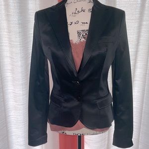 Dolce & Gabbana Black Satin Jacket, Blazer